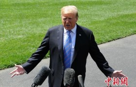 为特朗普车队护航的摩托车队发生事故 3人受伤入院