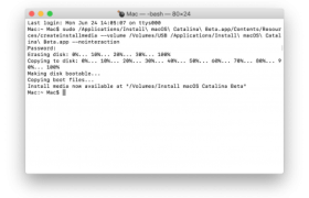 如何创建macOS Catalina Public Beta 10.15安装USB启动盘