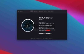 2021最新macOS Big Sur 11.1 黑苹果安装教程