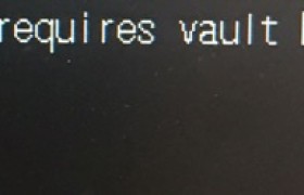 OC:configuration requires vault but no vault procide