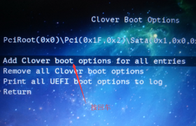 黑苹果 Clover 四叶草 u盘安装后如何改为硬盘EFI引导